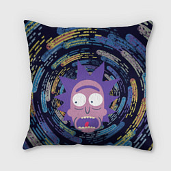 Подушка квадратная Screaming Rick, цвет: 3D-принт