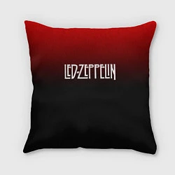 Подушка квадратная Led Zeppelin, цвет: 3D-принт