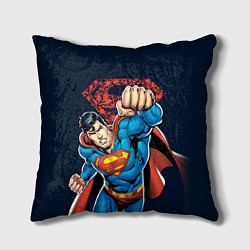 Подушка квадратная Superman цвета 3D-принт — фото 1