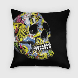Подушка квадратная Graffiti - Skull