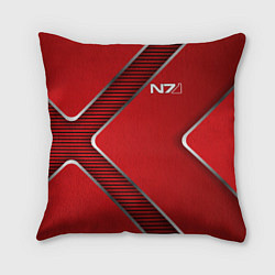 Подушка квадратная Mass Effect N7