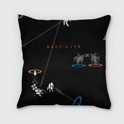 Подушка квадратная Half-life, цвет: 3D-принт
