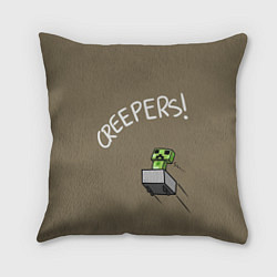 Подушка квадратная MINECRAFT, цвет: 3D-принт