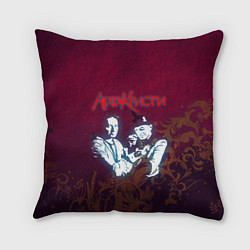 Подушка квадратная Агата Кристи, цвет: 3D-принт