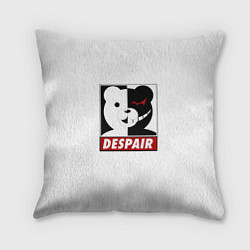 Подушка квадратная Monokuma, цвет: 3D-принт