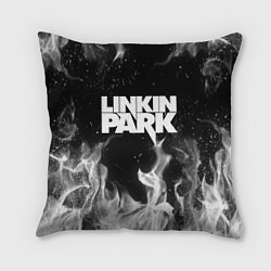 Подушка квадратная LINKIN PARK, цвет: 3D-принт