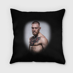 Подушка квадратная Conor McGregor, цвет: 3D-принт