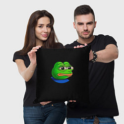 Подушка квадратная Frog, цвет: 3D-принт — фото 2