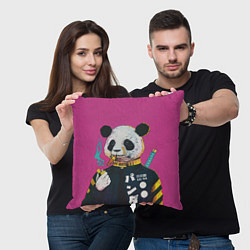 Подушка квадратная Off-White for Panda, цвет: 3D-принт — фото 2