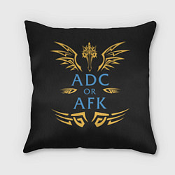 Подушка квадратная ADC of AFK, цвет: 3D-принт
