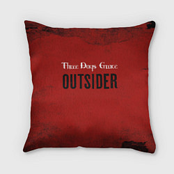 Подушка квадратная Three days grace Outsider, цвет: 3D-принт