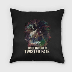 Подушка квадратная Twisted Fate