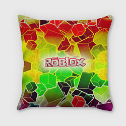 Подушка квадратная Роблокс, цвет: 3D-принт