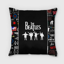 Подушка квадратная Beatles