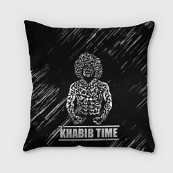 Подушка квадратная KHABIB, цвет: 3D-принт