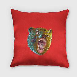 Подушка квадратная Little Big: Bear, цвет: 3D-принт