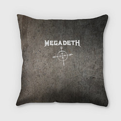 Подушка квадратная Megadeth