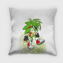Подушка квадратная Sonic, цвет: 3D-принт