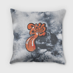 Подушка квадратная Rolling stones, цвет: 3D-принт