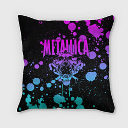 Подушка квадратная Metallica