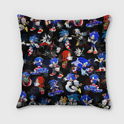 Подушка квадратная Sonic паттерн