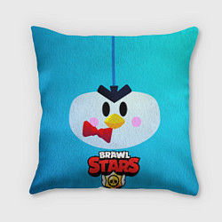 Подушка квадратная Brawl Stars Penguin, цвет: 3D-принт