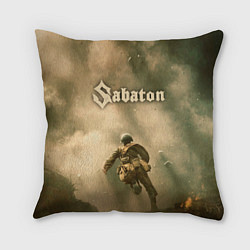 Подушка квадратная Sabaton, цвет: 3D-принт