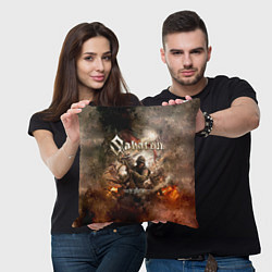 Подушка квадратная Sabaton, цвет: 3D-принт — фото 2