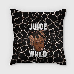 Подушка квадратная Juice WRLD, цвет: 3D-принт