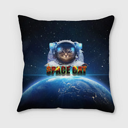 Подушка квадратная Космический кот