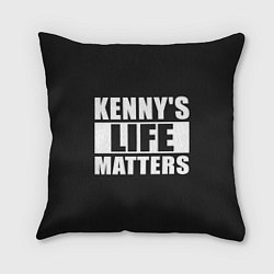 Подушка квадратная KENNYS LIFE MATTERS, цвет: 3D-принт