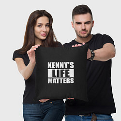 Подушка квадратная KENNYS LIFE MATTERS, цвет: 3D-принт — фото 2