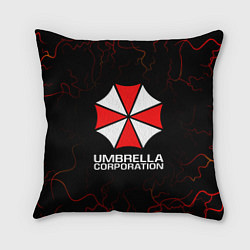 Подушка квадратная UMBRELLA CORP, цвет: 3D-принт