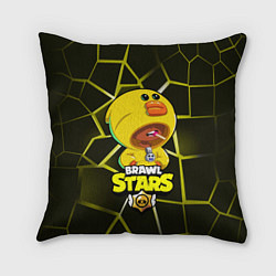 Подушка квадратная BRAWL STARS SALLY LEON, цвет: 3D-принт