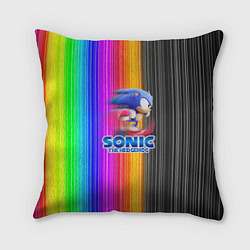Подушка квадратная SONIC 2020, цвет: 3D-принт