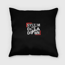 Подушка квадратная System of a Down, цвет: 3D-принт