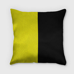 Подушка квадратная BLACK YELLOW