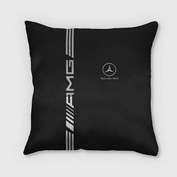Подушка квадратная Mercedes Carbon