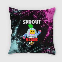 Подушка квадратная BRAWL STARS SPROUT