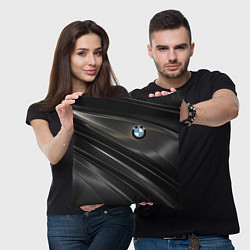Подушка квадратная BMW, цвет: 3D-принт — фото 2
