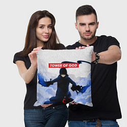 Подушка квадратная БАШНЯ БОГА, цвет: 3D-принт — фото 2