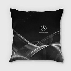 Подушка квадратная MERCEDES, цвет: 3D-принт