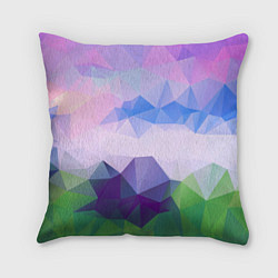 Подушка квадратная ЦВЕТА, цвет: 3D-принт