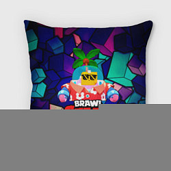 Подушка квадратная BRAWL STARS NEW SPROUT 12, цвет: 3D-принт
