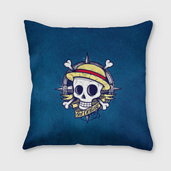 Подушка квадратная Straw hat pirates, цвет: 3D-принт