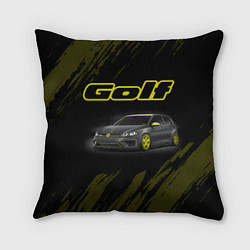 Подушка квадратная Volkswagen Golf mk7, цвет: 3D-принт