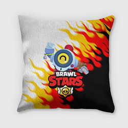 Подушка квадратная BRAWL STARS NANI, цвет: 3D-принт