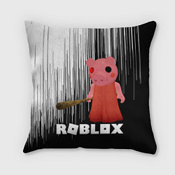 Подушка квадратная Roblox Piggy, цвет: 3D-принт