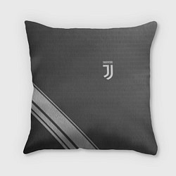 Подушка квадратная JUVENTUS, цвет: 3D-принт