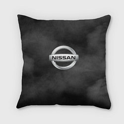 Подушка квадратная NISSAN, цвет: 3D-принт